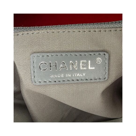 Pre Loved Chanel Medium Lambskin Double Stitch Boy Flap - Picture 6 of 8